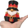 Nutcracker Gnome Figurine – Festive Holiday Shelf Sitter, Nordic Christmas Decor Accent for Home or Office – 3D Printed in Canada — 3D Printed Collectible by 3DCentral