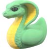 Cobra Duck Figurine – Snake-Inspired Duck Hybrid with Hooded Head & Bold Stare – Unique Reptile Collectible for Shelf or Desk – 3D Printed in Canada — 3D Printed Collectible by 3DCentral