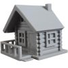 Cottage House Miniature – Rustic Fantasy Home Terrain for Tabletop RPGs, Dioramas & Village Displays – 3D Printed in Canada — 3D Printed Collectible by 3DCentral