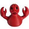 Lobster Duck Figurine - Novelty Duck Decor - Unique Collectible Hybrid Duck with Claws - Desk & Bath Duck Display - Quirky Gift for Duck Lovers - 3D Printed in Canada — 3D Printed Collectible by 3DCentral