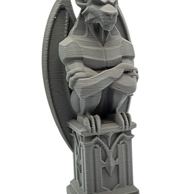 Stonewarden Gargoyle Statue – Gothic Fantasy Shelf Decor Figurine for Home or Office – 3D Printed in Canada — 3D Printed Collectible by 3DCentral