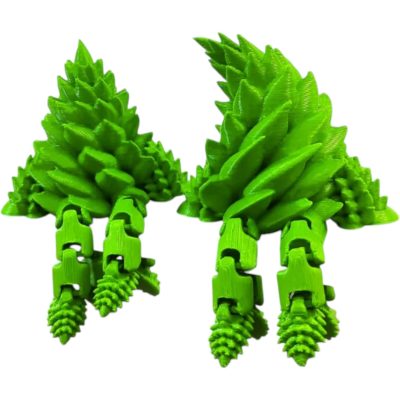 Adorable Articulated Christmas Pine Tree Shelf Sitters – 3D Printed in Canada — 3D Printed Collectible by 3DCentral