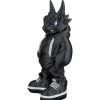 Krantoinel “Antoine” Urban Dragon Figurine – 3D Printed Monochrome Horned Creature in Streetwear & Sneakers – Designer Collectible for Teens & Adults – 3D Printed in Canada — 3D Printed Collectible by 3DCentral