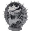 Demon Portal Miniature – Spiked Ring Gate with Infernal Creature for Tabletop Gaming, Dioramas & Fantasy Displays – 3D Printed in Canada — 3D Printed Collectible by 3DCentral