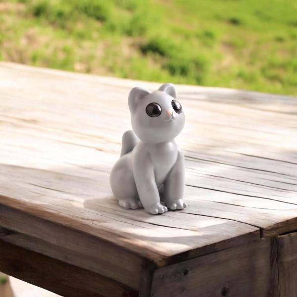 5-Pack Mini Baby Zou Cat Sculptures