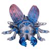 ST4G-B7L GripTitan Robotic Beetle Figurine – Braincore Mech Bug Model with Claws and Cyber Wings – Blue, Red, and Silver Display Art – 3D Printed in Canada — 3D Printed Collectible by 3DCentral