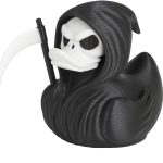 Grim Reaper Duck Figurine – Spooky Duck for 4x4 Ducking & Cruise Hiding – Halloween Gothic Dashboard Figurine – Horror Duck Collectible