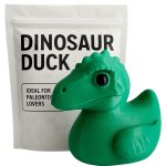 Dinosaur Duck Figurine – Hybrid Duck Collectible – Jurassic-Themed Desk & Car Décor