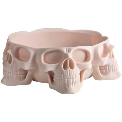 Six Skull Bowl – Gothic Skull Planter or Decorative Candy Dish for Horror Decor, Halloween Display, or Macabre Storage – 3D Printed in Canada — 3D Printed Collectible by 3DCentral