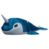 Paul the Narwhal Collectible Keychain – Flexible Articulated Mesh Narwhal Figurine for Decorative Display & Bag Charm – Cute 3D Printed Ocean Animal Accessory – 3D Printed in Canada — 3D Printed Collectible by 3DCentral