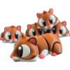 5-Pack Mini Baby Hamster Figurines – Articulated Desk Pet Rodents, Collectible Pocket Critters, Desk Figurines for Teens & Adults – 2 Inch Poseable Animals – 3D Printed in Canada — 3D Printed Collectible by 3DCentral