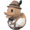 German Oktoberfest Duck Figurine – Bavarian Lederhosen Duck Collectible | Cute Alpine Rubber Duck-Inspired Decor for Desk, Shelf or Gift – 3D Printed in Canada — 3D Printed Collectible by 3DCentral