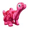 Apatosaurus Articulated Dinosaur Collectible – Flexible Pink Dino Figure for Decorative Display & Desk Display – 3D Printed in Canada — 3D Printed Collectible by 3DCentral