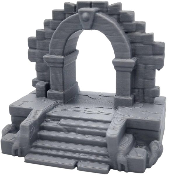 Figurine d&rsquo;arche de pierre ouverte