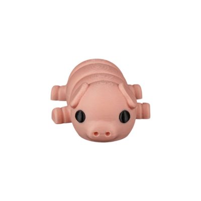 5-Pack Pig Plop Rest & Nest Figurines – Cute 2" Collectible Desk Décor & Fidget Companions for Stress Relief – 3D Printed in Canada — 3D Printed Collectible by 3DCentral