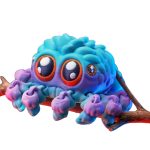 Cute Baby Jumping Spider Figurine