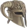 Horned Warrior Helmet – Fantasy Viking-Style Armor Prop for RPG Displays, Cosplay Dioramas & Gothic Shelf Decor – 3D Printed in Canada — 3D Printed Collectible by 3DCentral