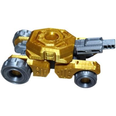 Outrider Tank – 3D Printed Model Kit (11 Parts) – Poseable Armored Vehicle for Display & Dioramas – 3D Printed in Canada — 3D Printed Collectible by 3DCentral