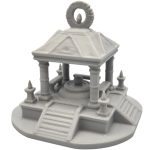 Ancient Altar Miniature – Fantasy Temple Terrain for Tabletop RPGs & Dioramas