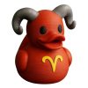 Aries Zodiac Duck Figurine — 3D Printed Ducks by 3DCentral