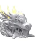 Dragon Skull LED Tea Light Holder