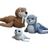 Marine Animal Figurine 3-Pack – Walrus, Sea Lion & 5 Baby Seals – Articulated Poseable Ocean Wildlife Collectibles – Fun Desk Decorations – 3D Printed in Canada — 3D Printed Collectible by 3DCentral