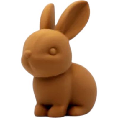 Tiny Bunny Figurine – Miniature Easter Rabbit for Fairy Gardens, Displays & Collectibles – 3D Printed in Canada — 3D Printed Collectible by 3DCentral