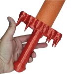 Dragon Tooth Pool Noodle Sword Handle – Spiked Fantasy Foam Blade Hilt for LARP, Cosplay & Mythical Combat Games – 3D Printed in Canada — 3D Printed Collectible by 3DCentral