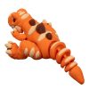Articulated Orange T-Rex Dinosaur Figurine – Desk Figurine & Desk Companion for Teens and Adults – Flexible Joints, Smooth Texture, Collectible Dino Decor – 3D Printed in Canada — 3D Printed Collectible by 3DCentral