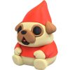 Pug Gnome Figurine – Adorable Dog Garden Gnome Decor for Desk, Shelf or Display – Collectible Pug Statue Gift for Dog Lovers – 3D Printed in Canada — 3D Printed Collectible by 3DCentral