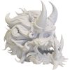 Fire Demon Skull – Fierce Horned Skull Sculpture with Fangs and Infernal Detail for Gothic Decor, Horror Displays, or Fantasy Collections – 3D Printed in Canada — 3D Printed Collectible by 3DCentral