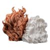 Elemental Love Statue – Fire & Ice Romantic Sculpture for Couples & Home Déco – 3D Printed in Canada — 3D Printed Collectible by 3DCentral