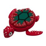 Strawberry Turtle Collectible Clicker – Desk Accessory for Teens and Adults – Perfect Sensory Toy for Decorative Display, Anxiety, ADHD, Autism