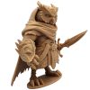 Shadow Warrior Owl Figurine – Stealth Owl Assassin Miniature with Blade & Tattered Cloak – RPG & Display Model for Painting – 3D Printed in Canada — 3D Printed Collectible by 3DCentral