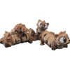 5-Pack Mini Baby Ferret Figurines – Articulated Desk Pet Critters, Collectible Pocket Animals, Desk Figurines for Teens & Adults – 2 Inch Poseable Figures – 3D Printed in Canada — 3D Printed Collectible by 3DCentral