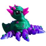 Quacken Figurine – Flexible Articulated Fantasy Duck-Cephalopod Hybrid Desk Pet & Collectible Sculpture – Unique 3D Printed Gift for Teens & Adults