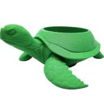 Sea Turtle Succulent Planter – 3D Printed Ocean-Inspired Turtle Pot for Cactus, Herbs, or Coastal Décor