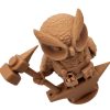 The Blacksmith Owl Figurine – Fantasy Owl on Anvil with Hammer & Apron – Tabletop Miniature for Display or Collection – 3D Printed in Canada — 3D Printed Collectible by 3DCentral