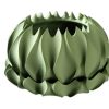 Swirled Wave Planter Pot – Sculpted Modern Indoor Plant Container for Succulents & Home Decor – 3D Printed in Canada — 3D Printed Collectible by 3DCentral