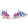 Spring Bloom Dragon Figurine – Articulated Floral Fantasy Creature with Petal Details and Poseable Segments – 3D Printed in Canada — 3D Printed Collectible by 3DCentral