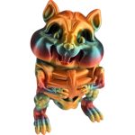 Skeleton Hamster Figurine