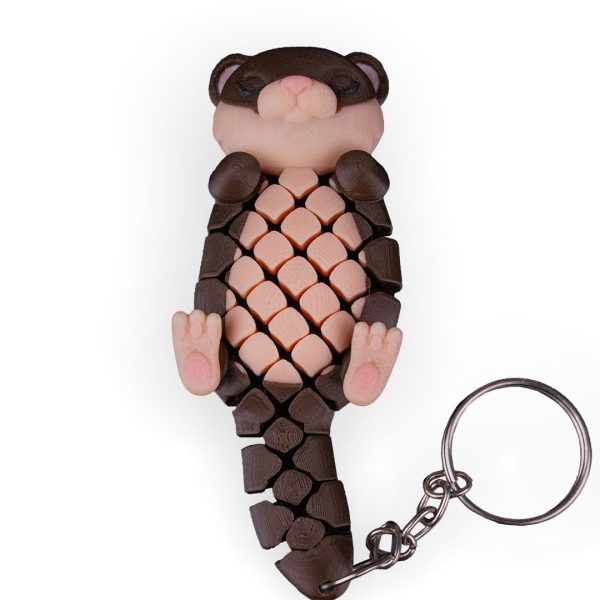 Porte-clés Dottie la loutre articulé