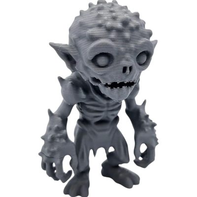 Undead Goblin Figurine – Zombie-Inspired Fantasy Miniature for Tabletop RPGs, Dioramas & Horror Displays – 3D Printed in Canada — 3D Printed Collectible by 3DCentral