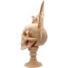 Skull with Dragon Wings on Pedestal – Gothic Fantasy Skull Sculpture for Dark Decor, Altar Displays, or Collector Shelves – 3D Printed in Canada — 3D Printed Collectible by 3DCentral