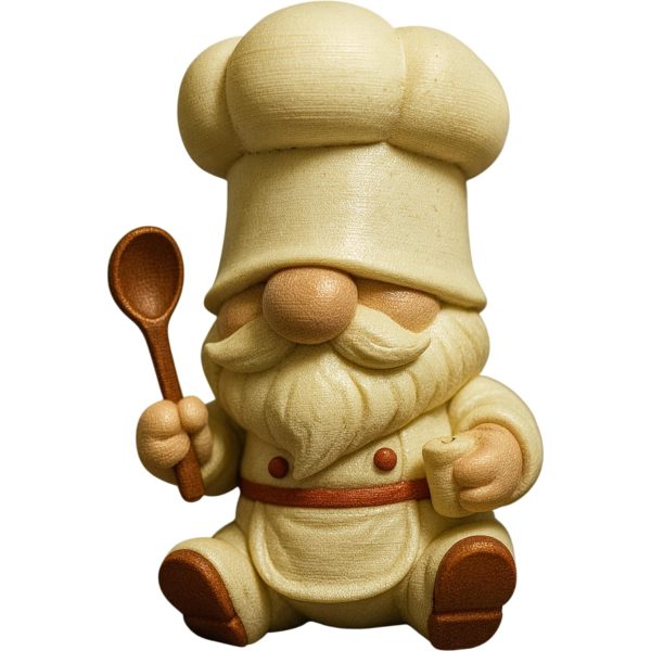 Chef Gnome with Spoon – Kitchen Culinary Decor