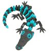 Articulated Skeleton Crocodile Figurine – Flexible Reptile Model Toy, Poseable Croc Skeleton Collectible Desk Decor, Gift for Dinosaur & Animal Lovers – 3D Printed in Canada — 3D Printed Collectible by 3DCentral