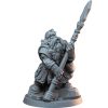 Set of 7 Dwarf Miniatures – Dark Knight & Polearm Warriors for Fantasy Tabletop Battles, RPG Campaigns & Painting – 3D Printed in Canada — 3D Printed Collectible by 3DCentral