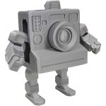 Zoomie Camera Robot Figurine – Retro Camera Inspired Collectible for Desk or Display – Photographer Gift & Geeky Decor – 3D Printed in Canada