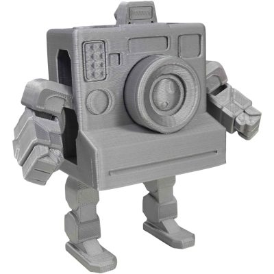 Zoomie Camera Robot Figurine – Retro Camera Inspired Collectible for Desk or Display – Photographer Gift & Geeky Decor – 3D Printed in Canada — 3D Printed Collectible by 3DCentral