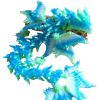 Ocean Dragon Figurine – Articulated Aquatic Creature with Coastal Colors & Poseable Body Segments – 3D Printed in Canada — 3D Printed Collectible by 3DCentral